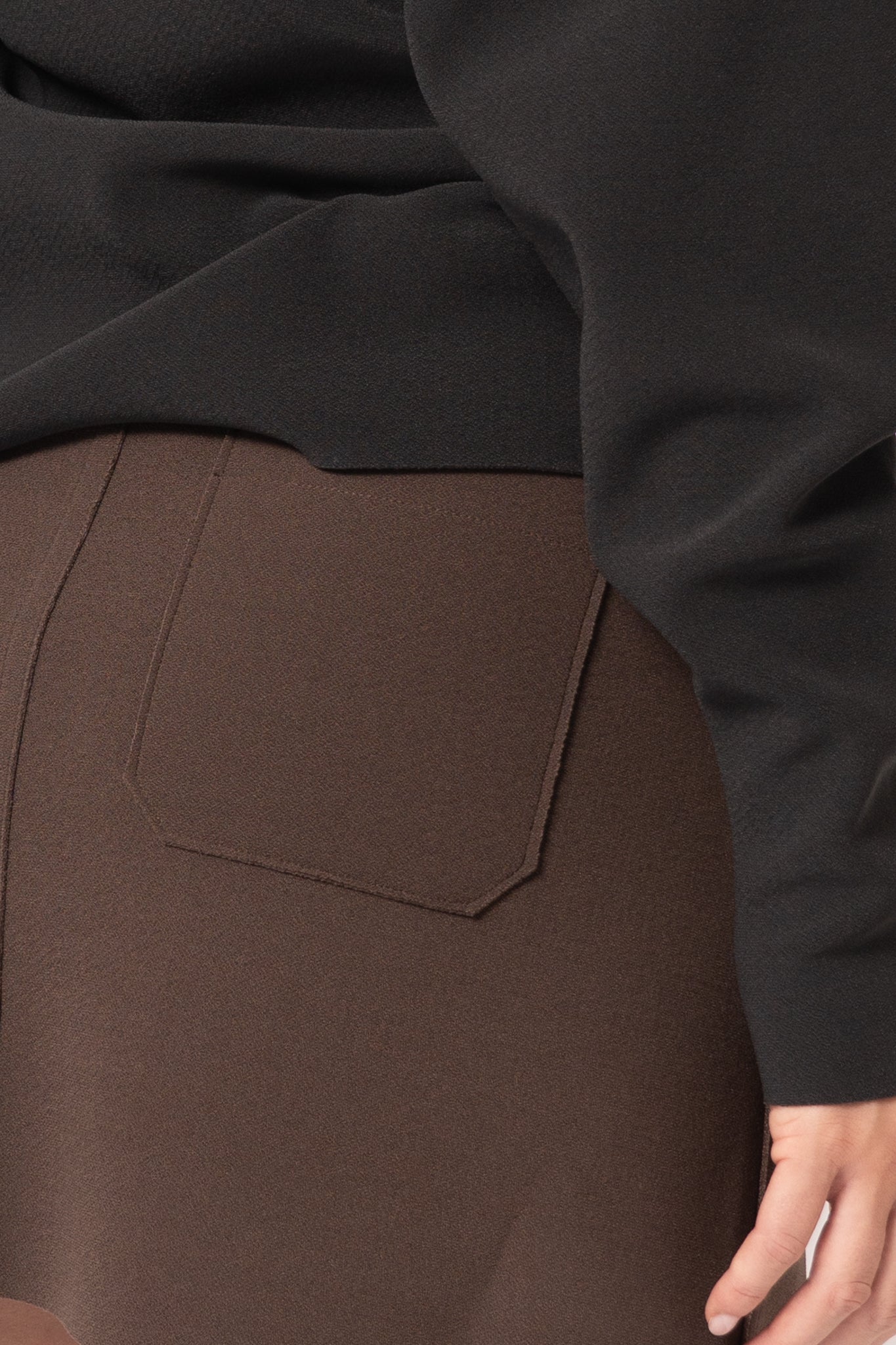 Lay3 Mini Skirt Cocoa Brown