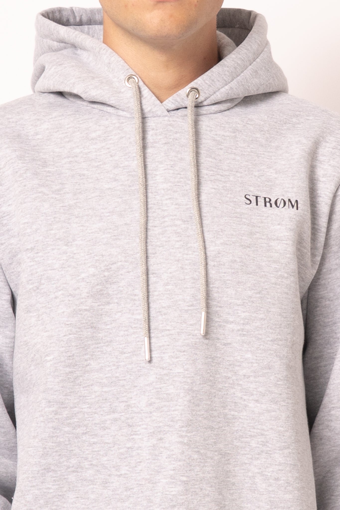 Noahst Logo Sweatshirt Grey Melange