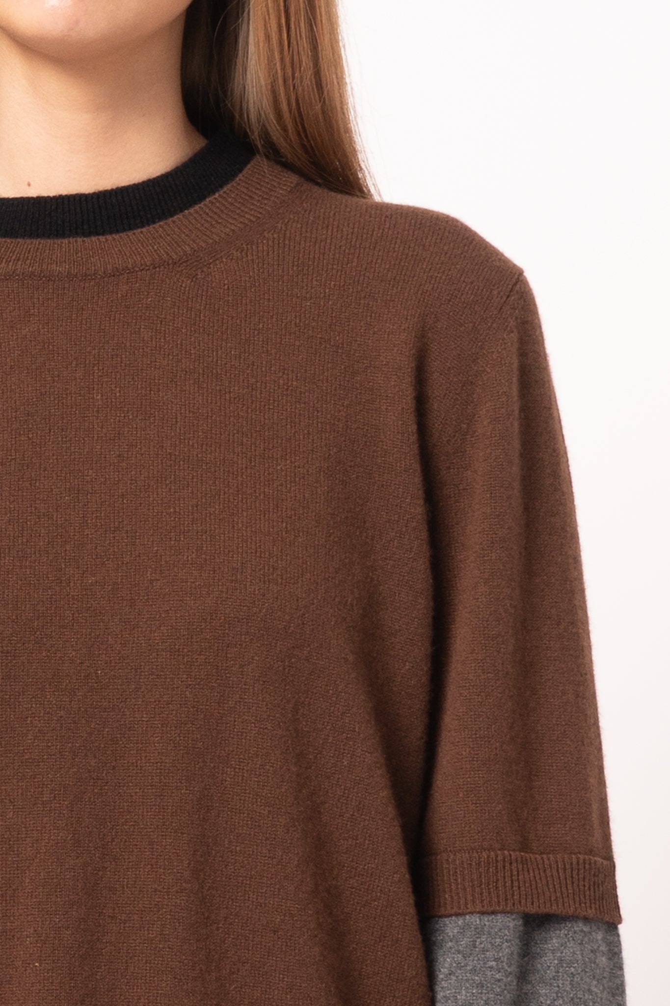 Cashmere Round Neck Sweater Multi-coloured