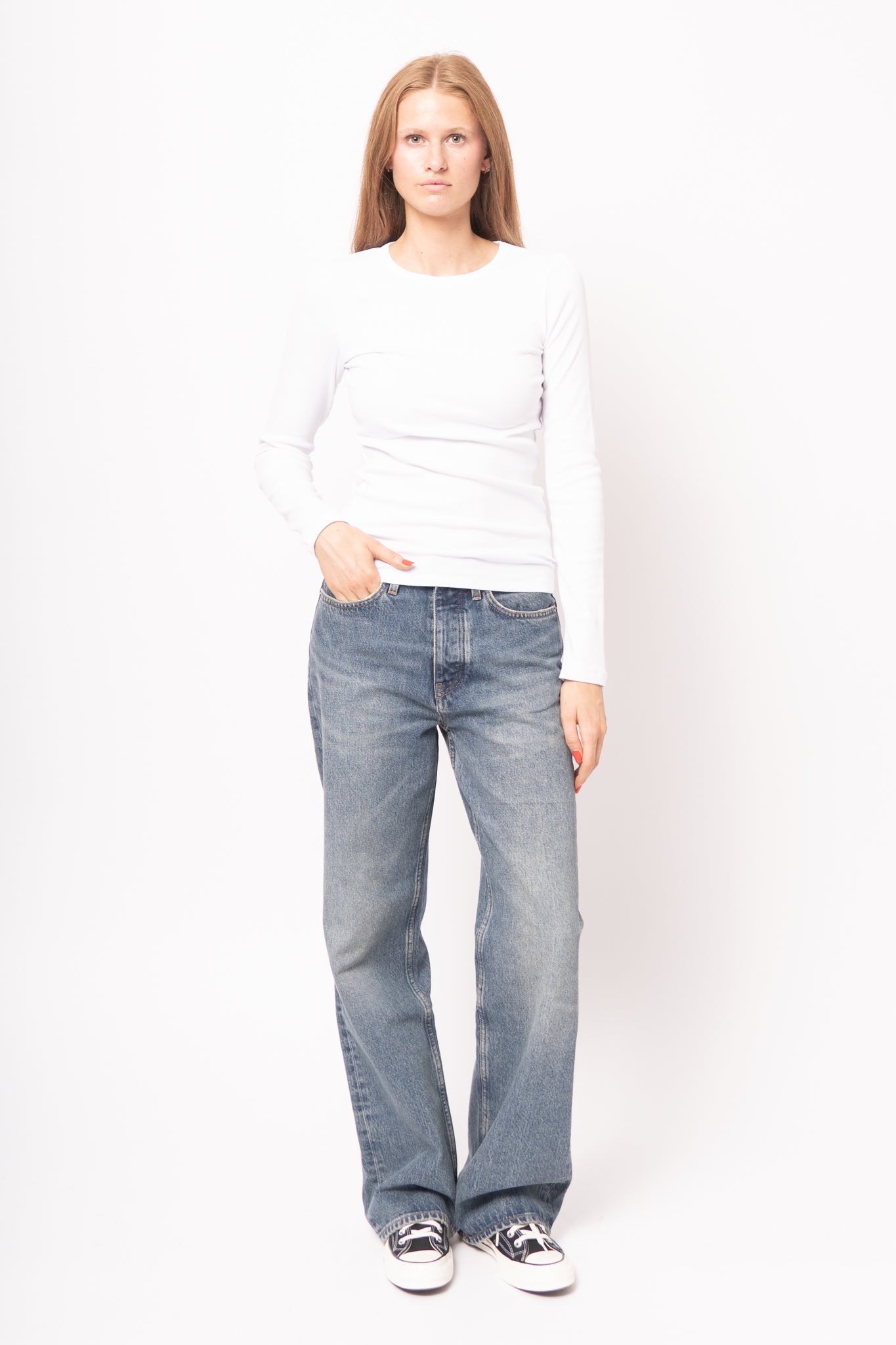 Maya LS T-Shirt Off White