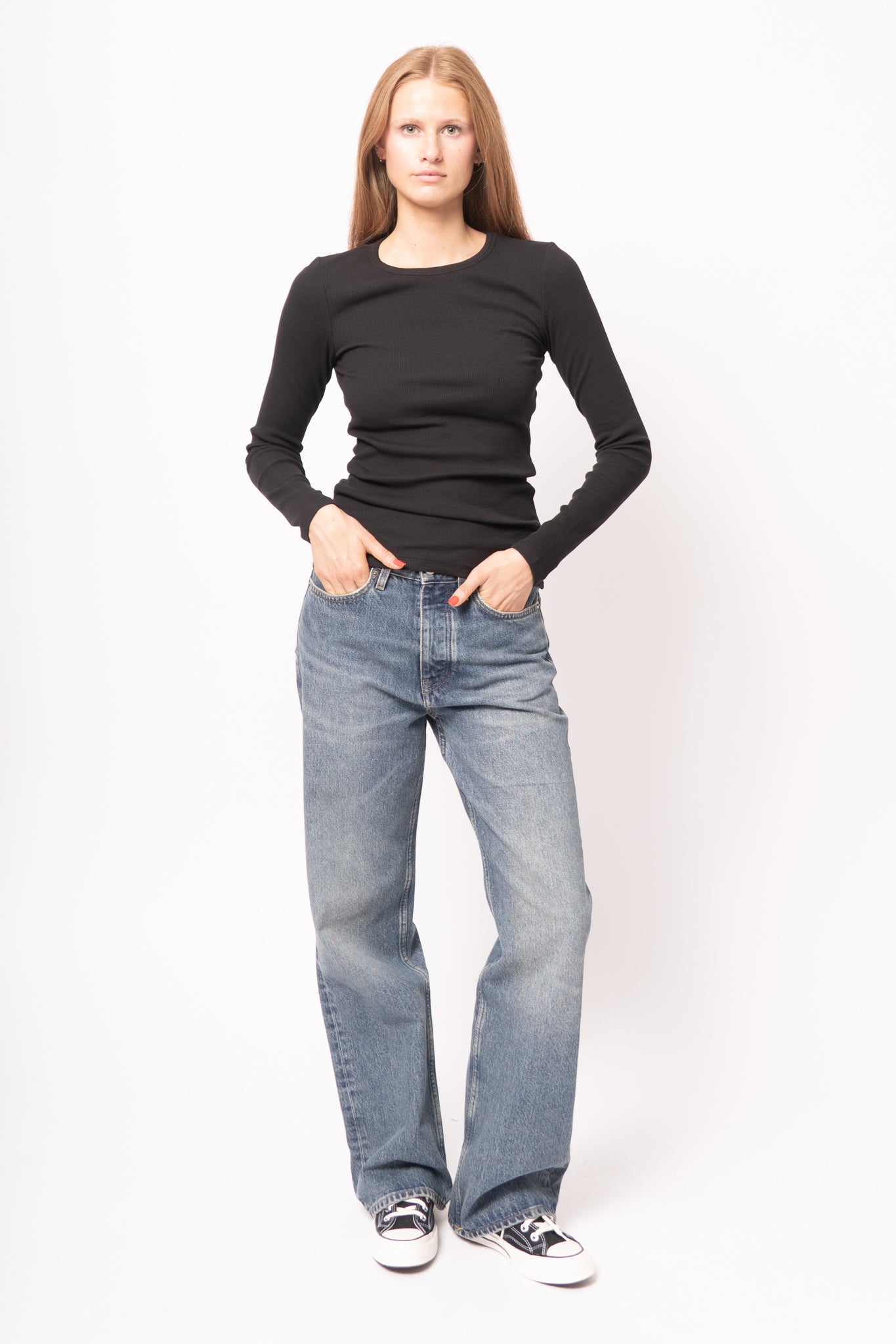 Maya LS T-Shirt Black
