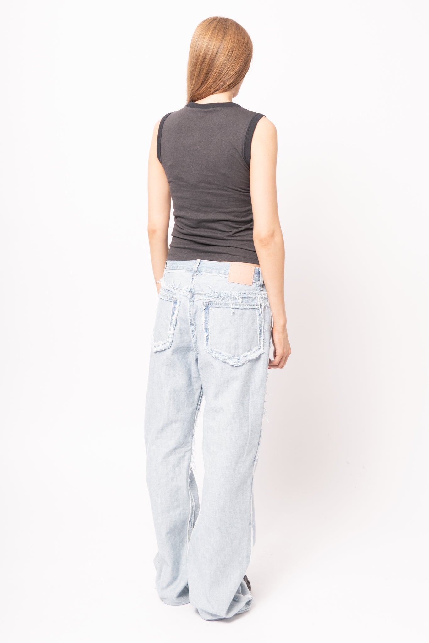 Graphic Tank Top Anthracite Grey