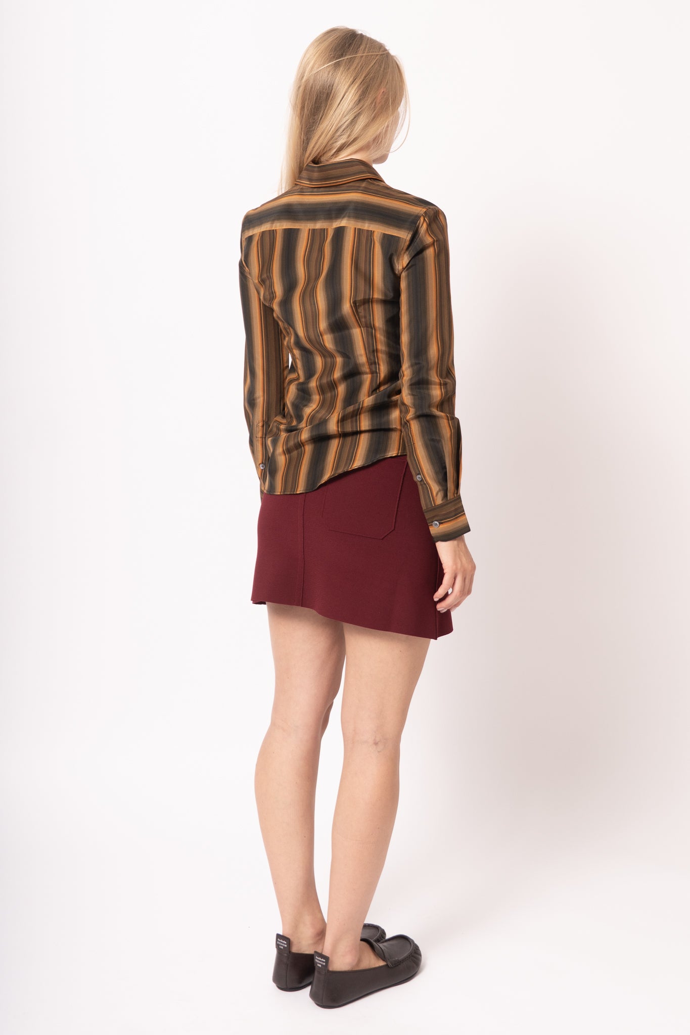Lay3 Mini Skirt Burgundy