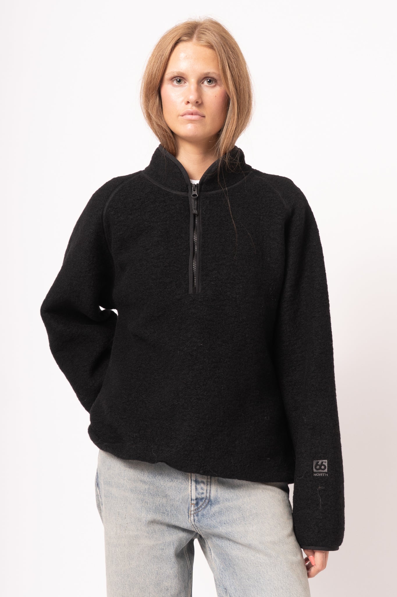 Kaldi Half Zip Black