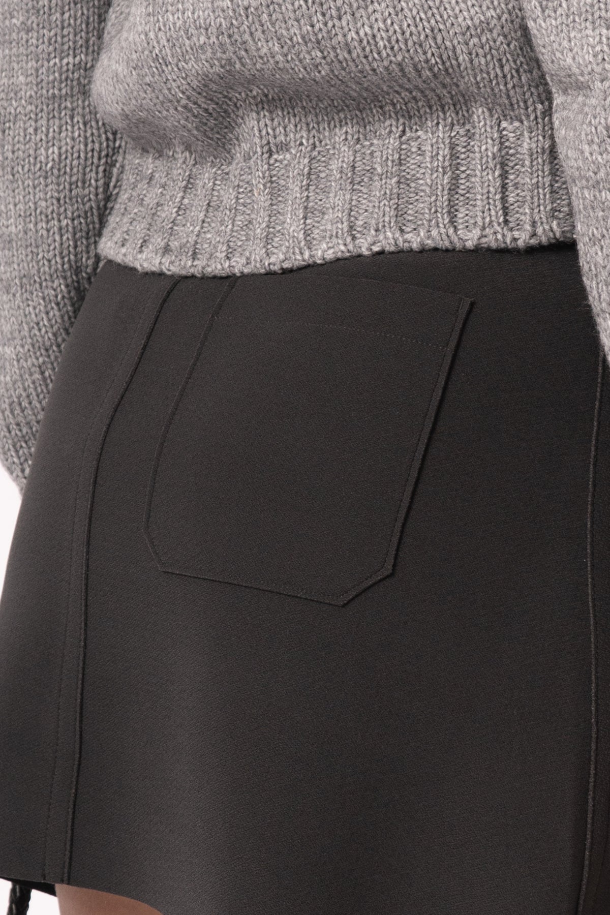 Lay3 Mini Skirt Anthracite