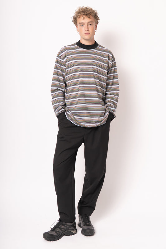 Multicolor Striped Long-Sleeved T-shirt
