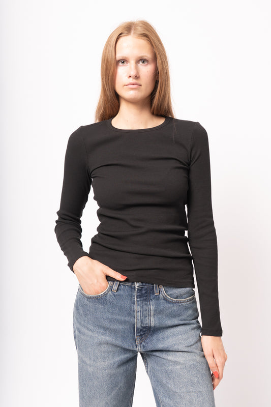 Maya LS T-Shirt Black