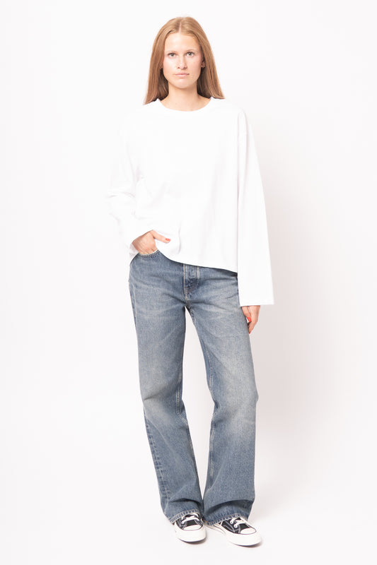 Madisonst LS T-Shirt White