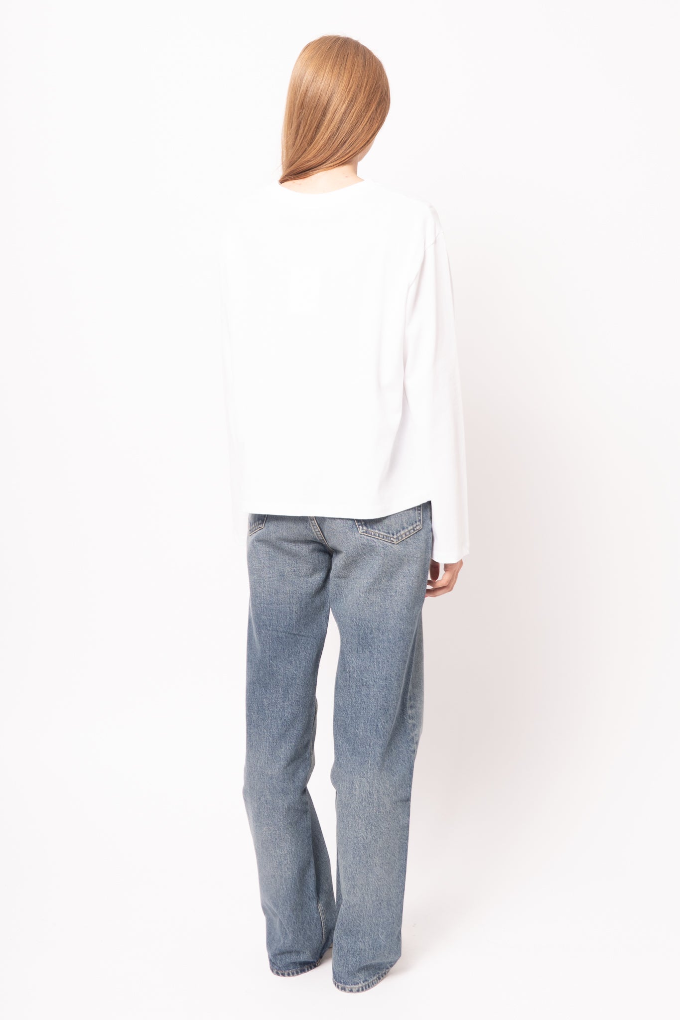 Madisonst LS T-Shirt White