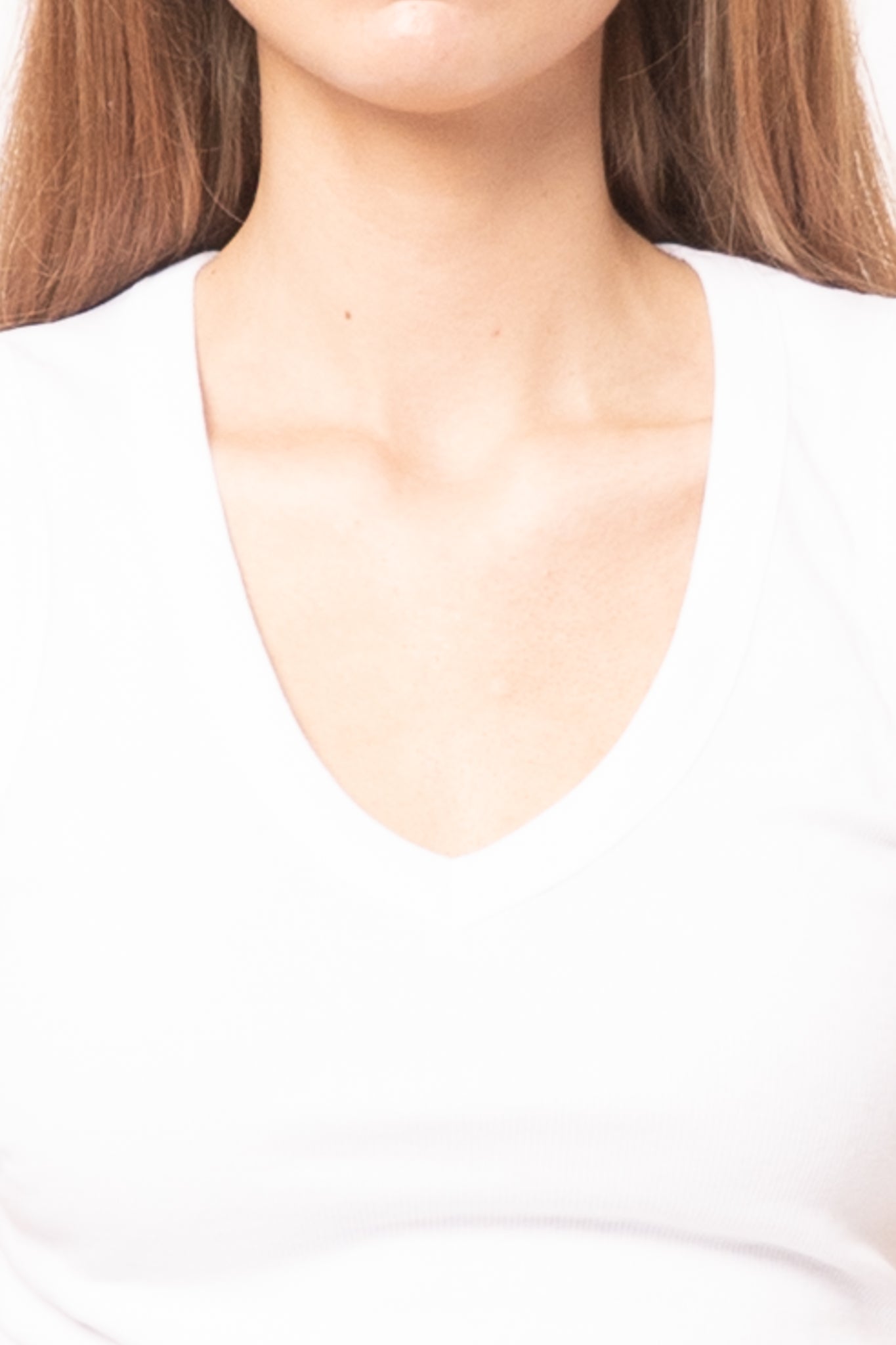 Maya V-Neck Top Off White