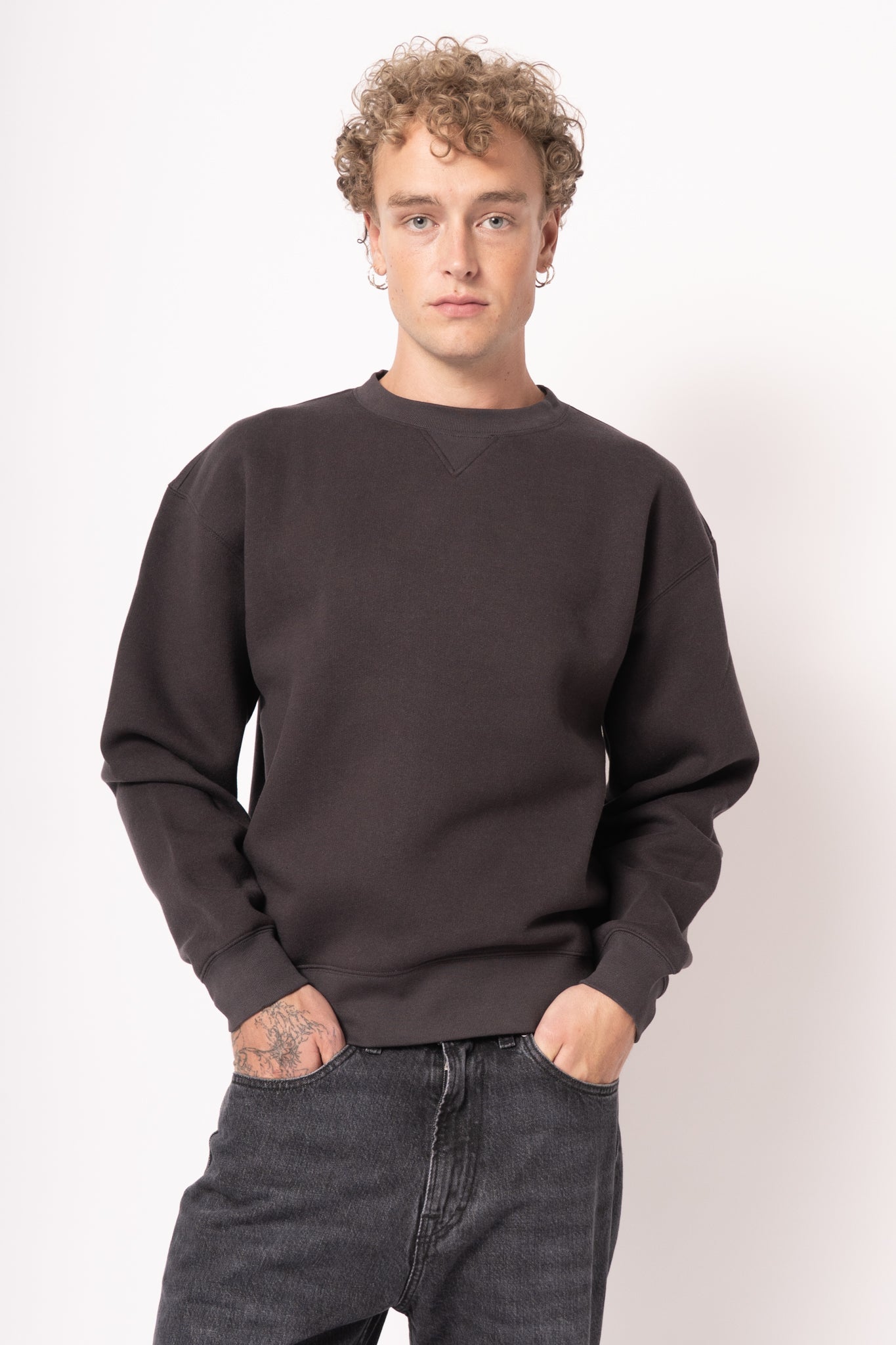 Perfect Sweatshirt Black Bear Wooly Fleece