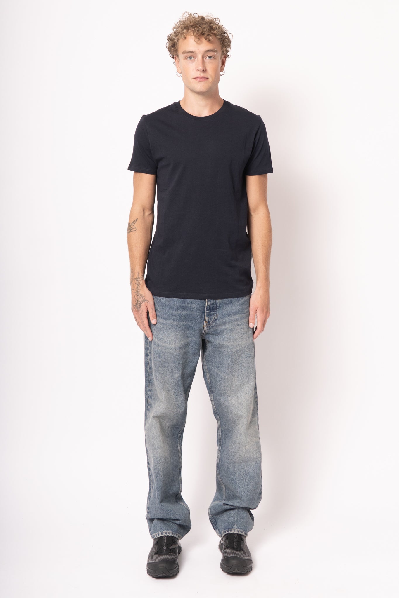 Nelsonst T-Shirt Navy Sky
