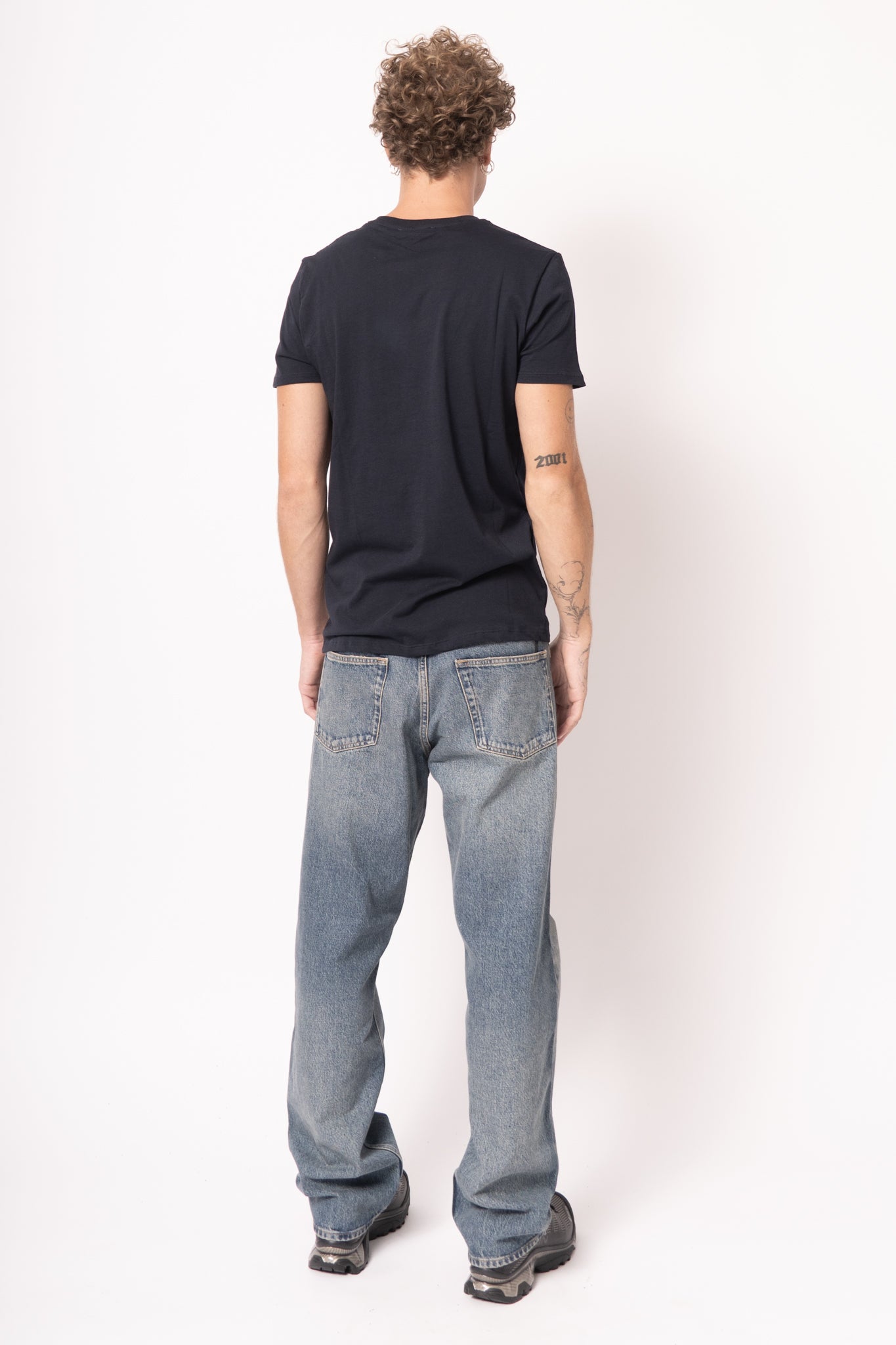 Nelsonst T-Shirt Navy Sky