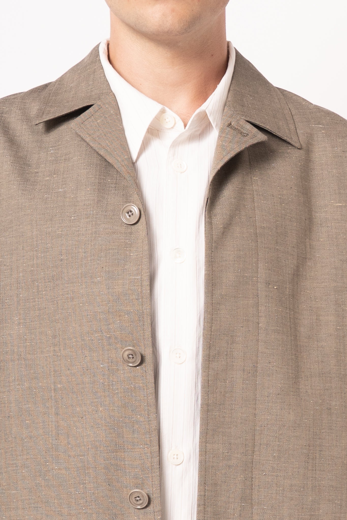 Pack Blazer Clay Flowy Fleck Wool