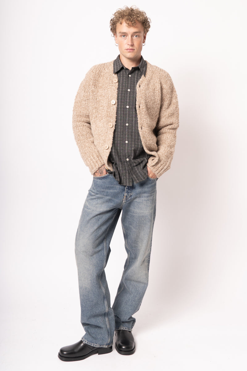 John Cardigan Dark Sand - Billede 2
