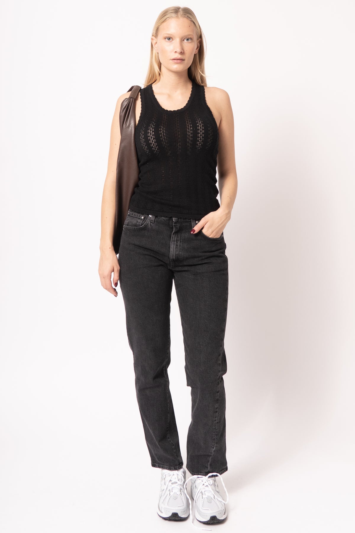 Nellie Black Tank Top