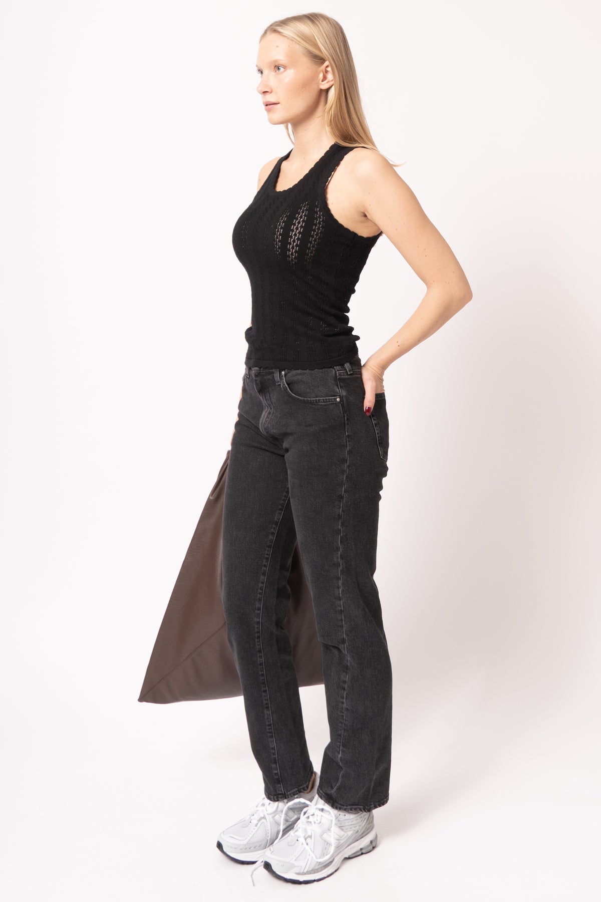 Nellie Black Tank Top