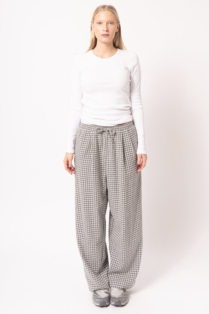 Pantalon Large Carreaux Br