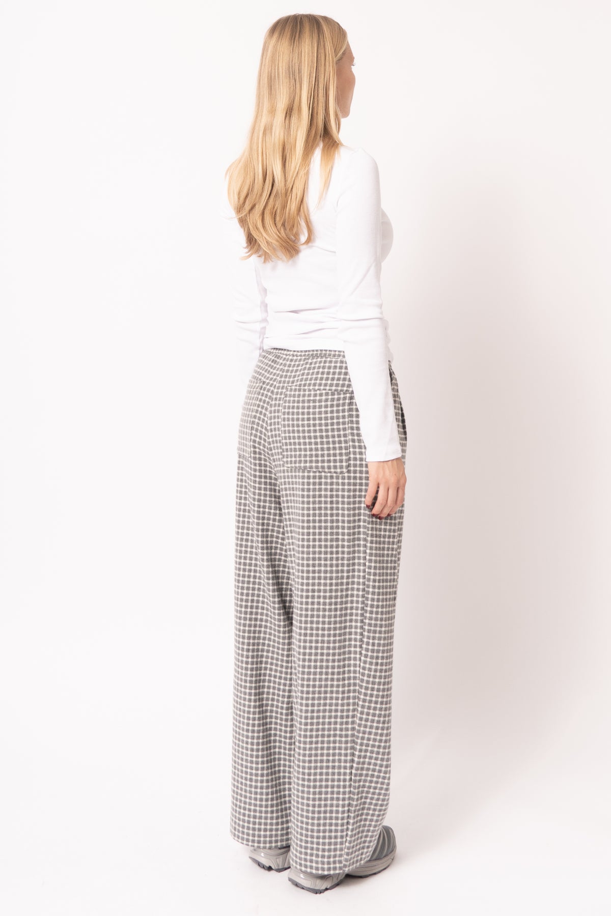 Pantalon Large Carreaux Br