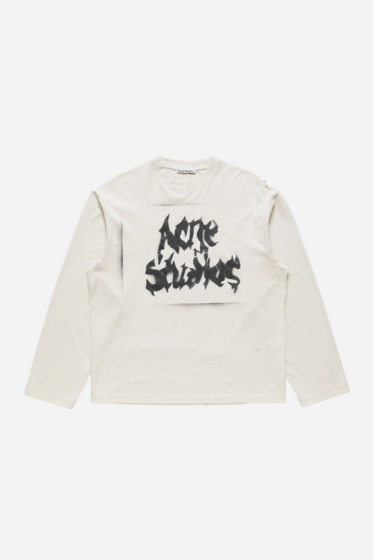 Gothic Logo T-Shirt Dusty White