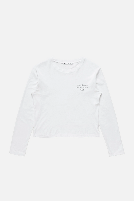 Distressed Logo T-Shirt Off White