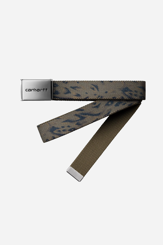 Clip Belt Chrome Black
