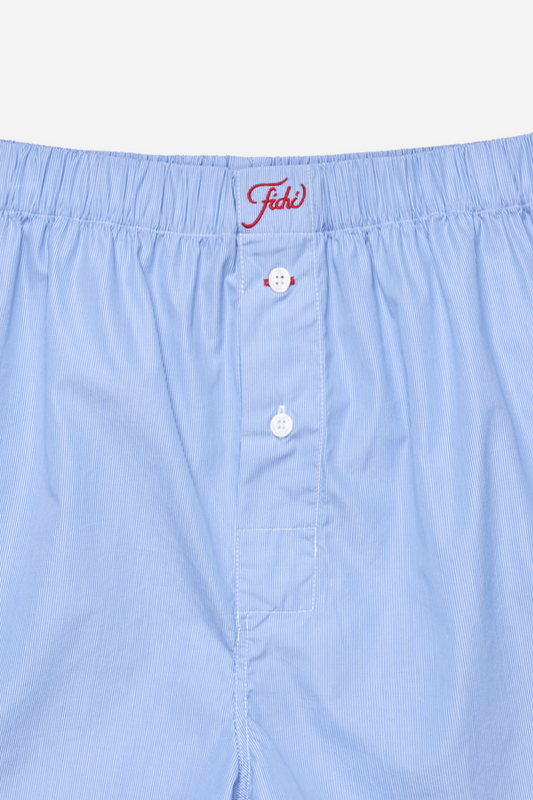 Blue Pinstripe Stripe Boxers