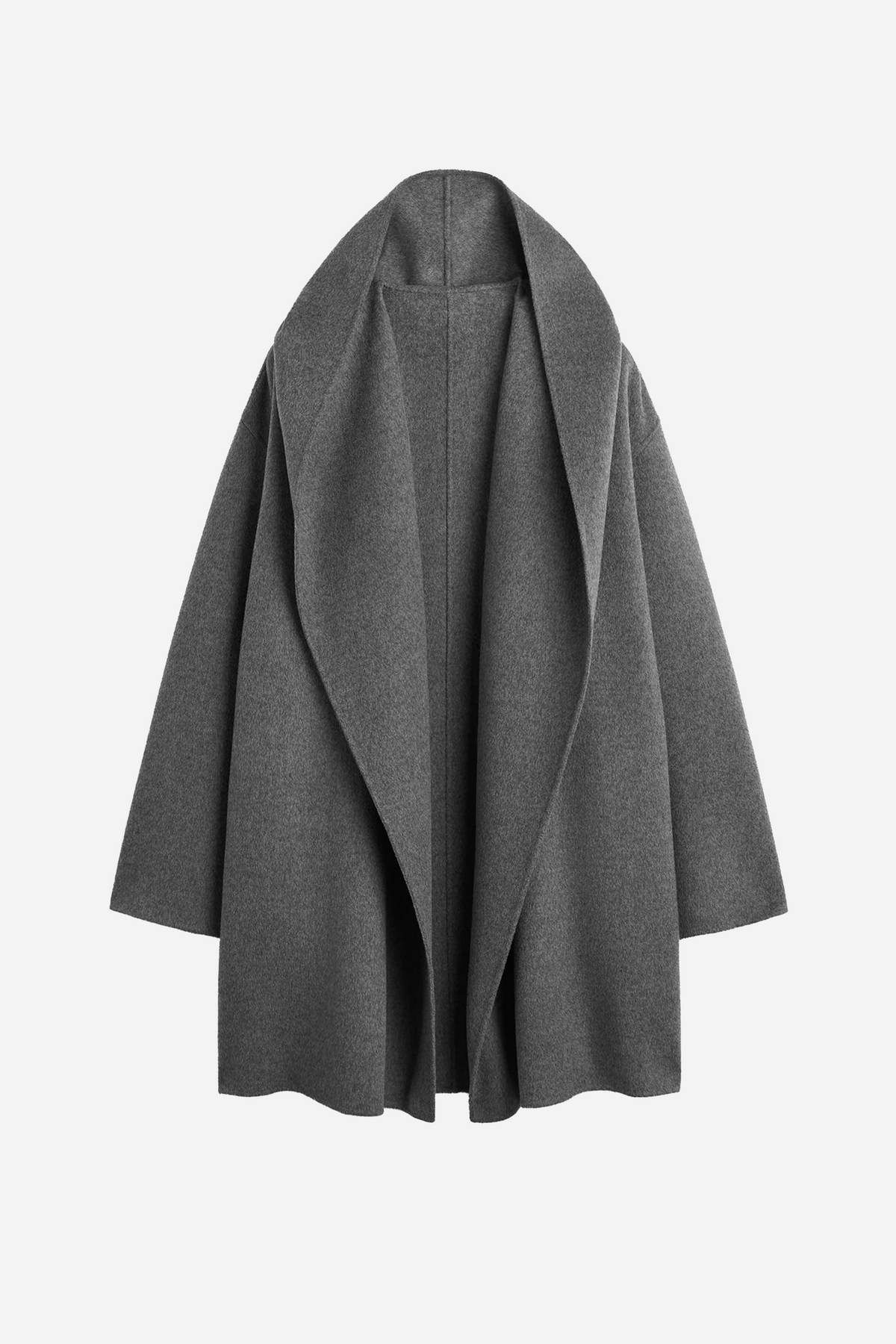 Hoodie Coat Pale Grey Mélange
