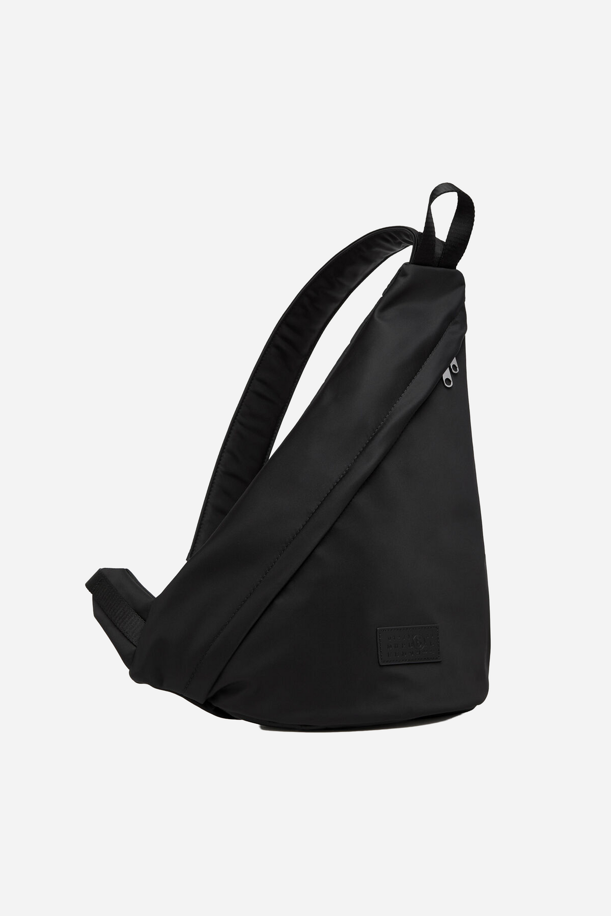 Nylon Sling Crossbody Bag Black