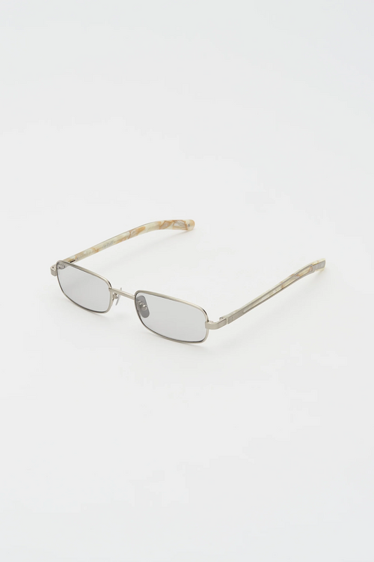 Sting Brushed Silver Light Grey Lens