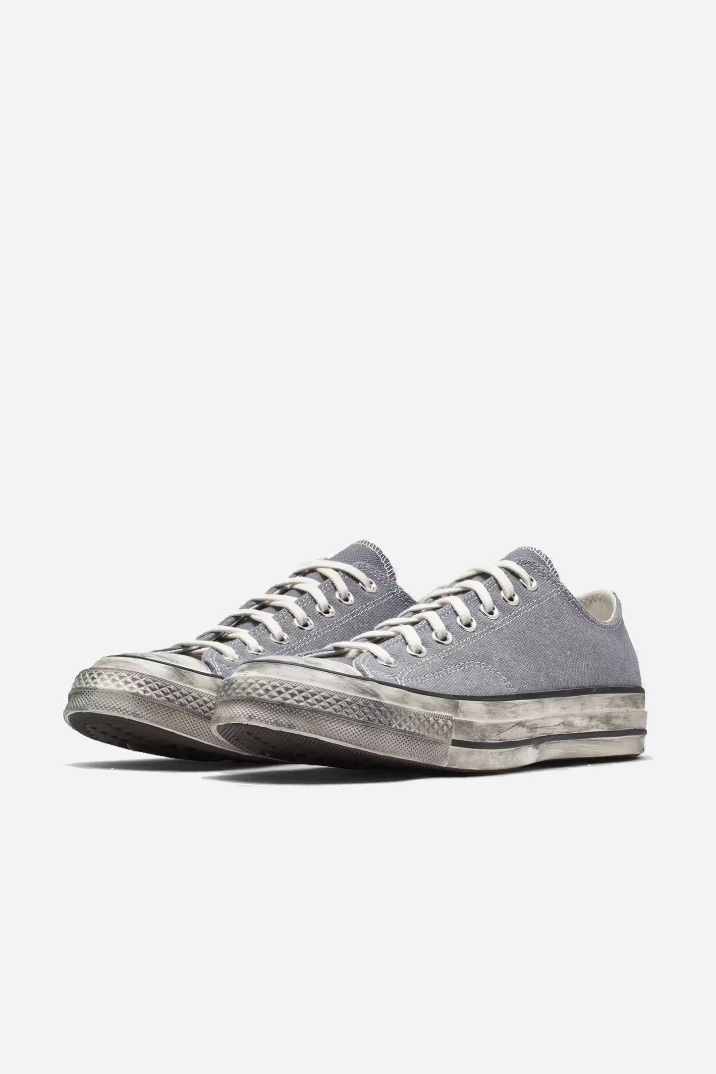 Chuck 70 Low Top Washed Canvas Classic Grey/Egret/Black