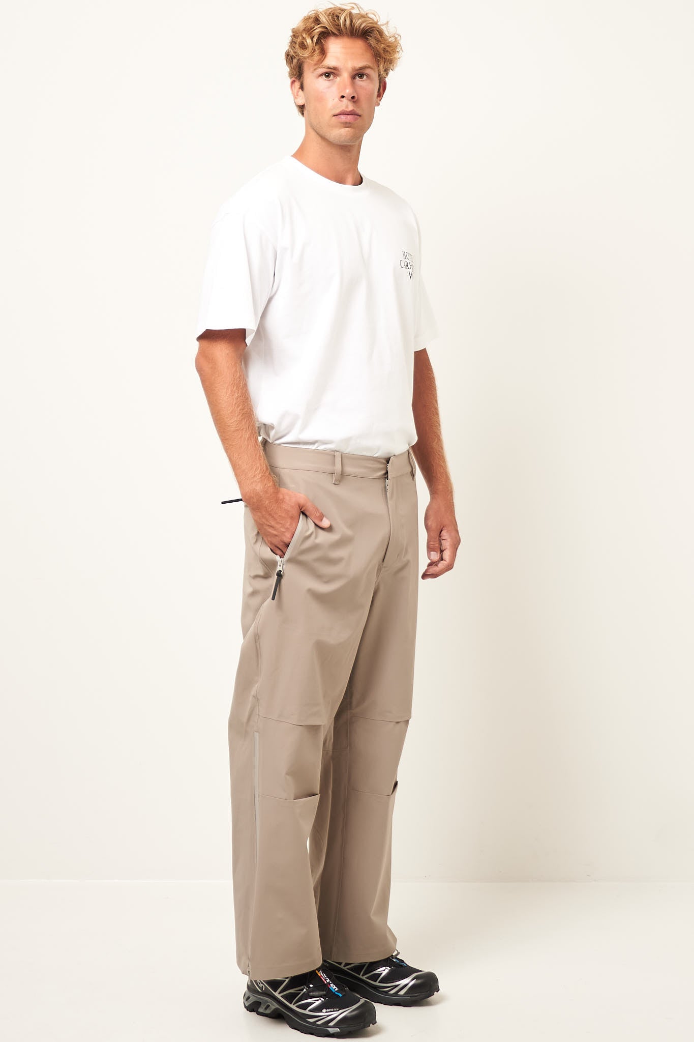 3L Shell Trousers Beige