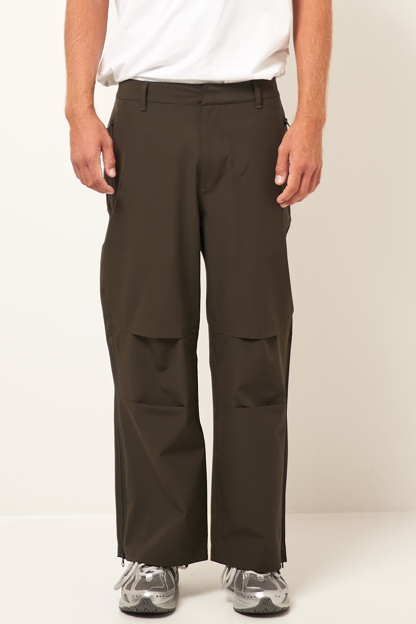 3L Shell Trousers Moss Green