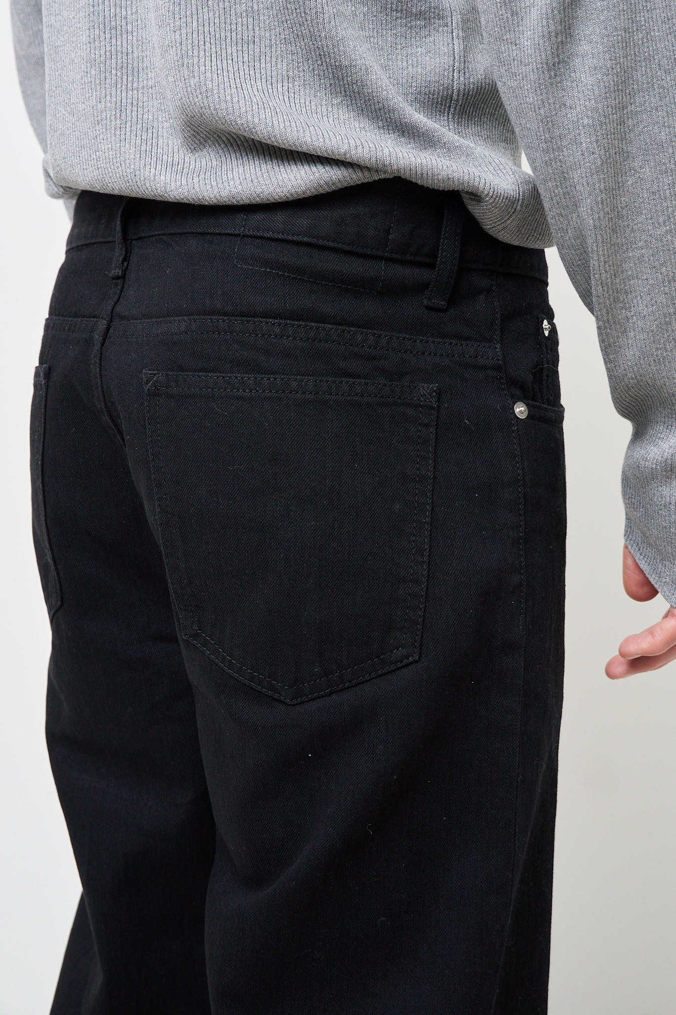 5 Pocket Jeans Black