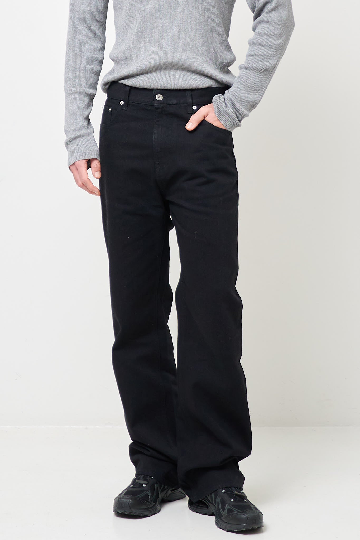 5 Pocket Jeans Black