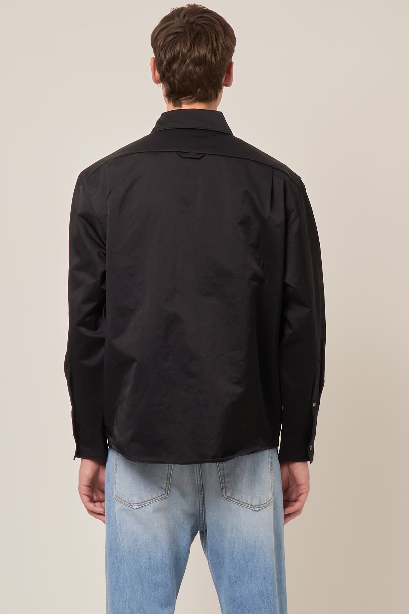 Nylon Pocket Shirt Black