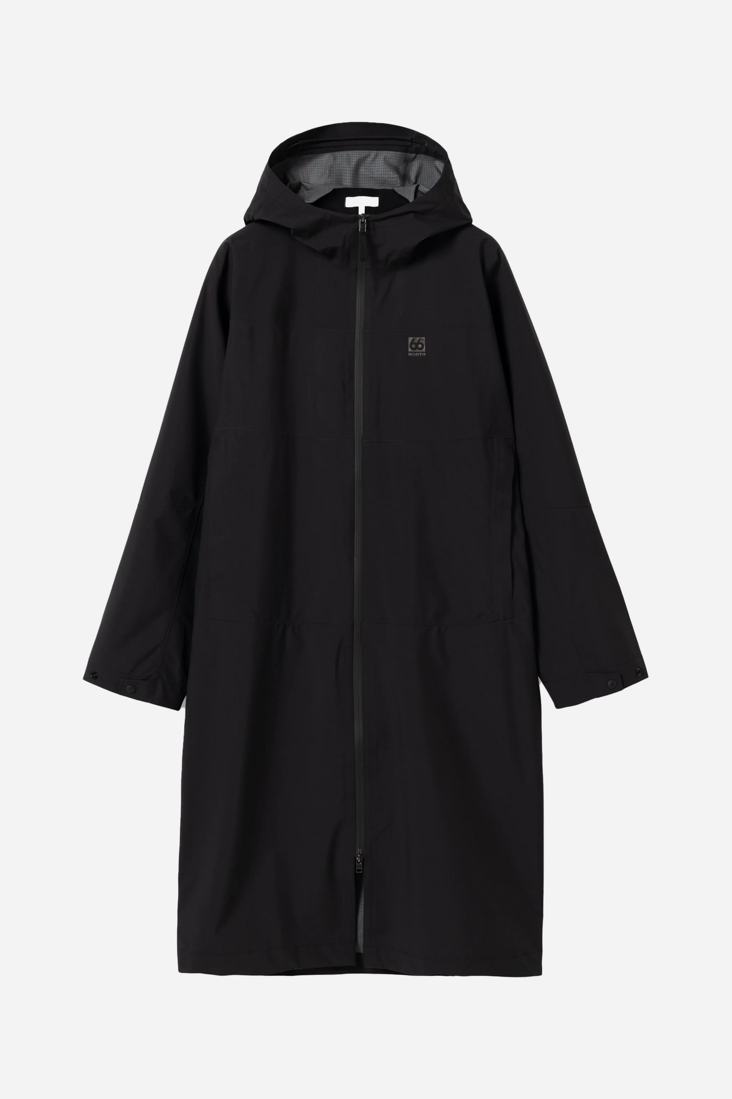 Adalvik Packable Rain Coat Black