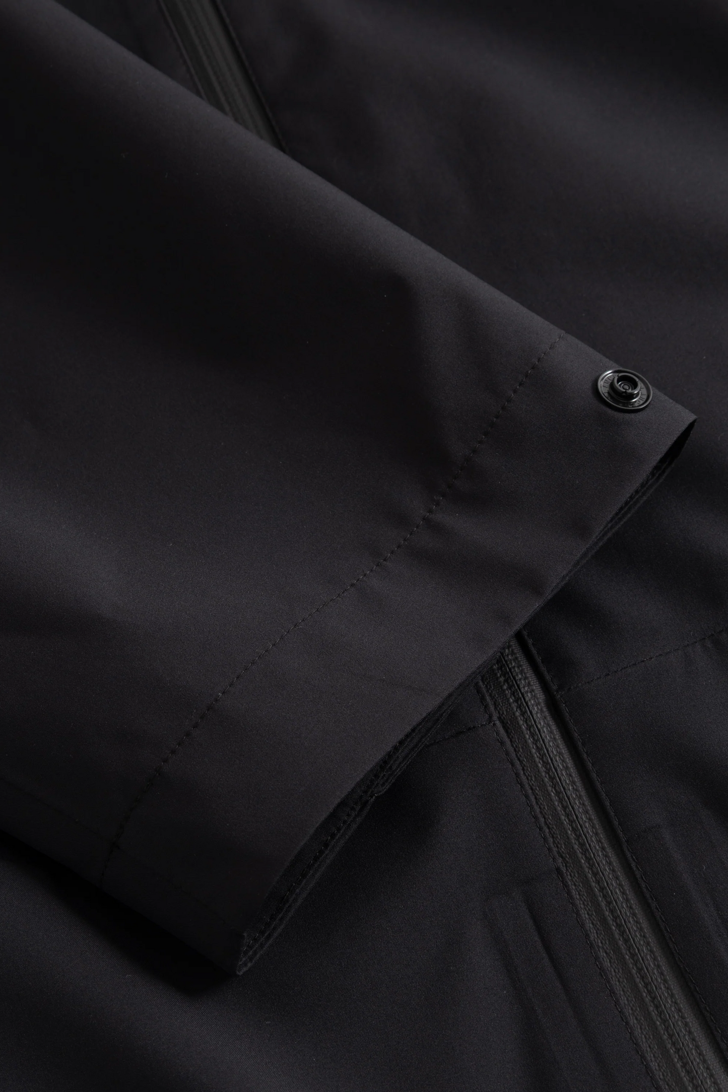 Adalvik Packable Rain Coat Black