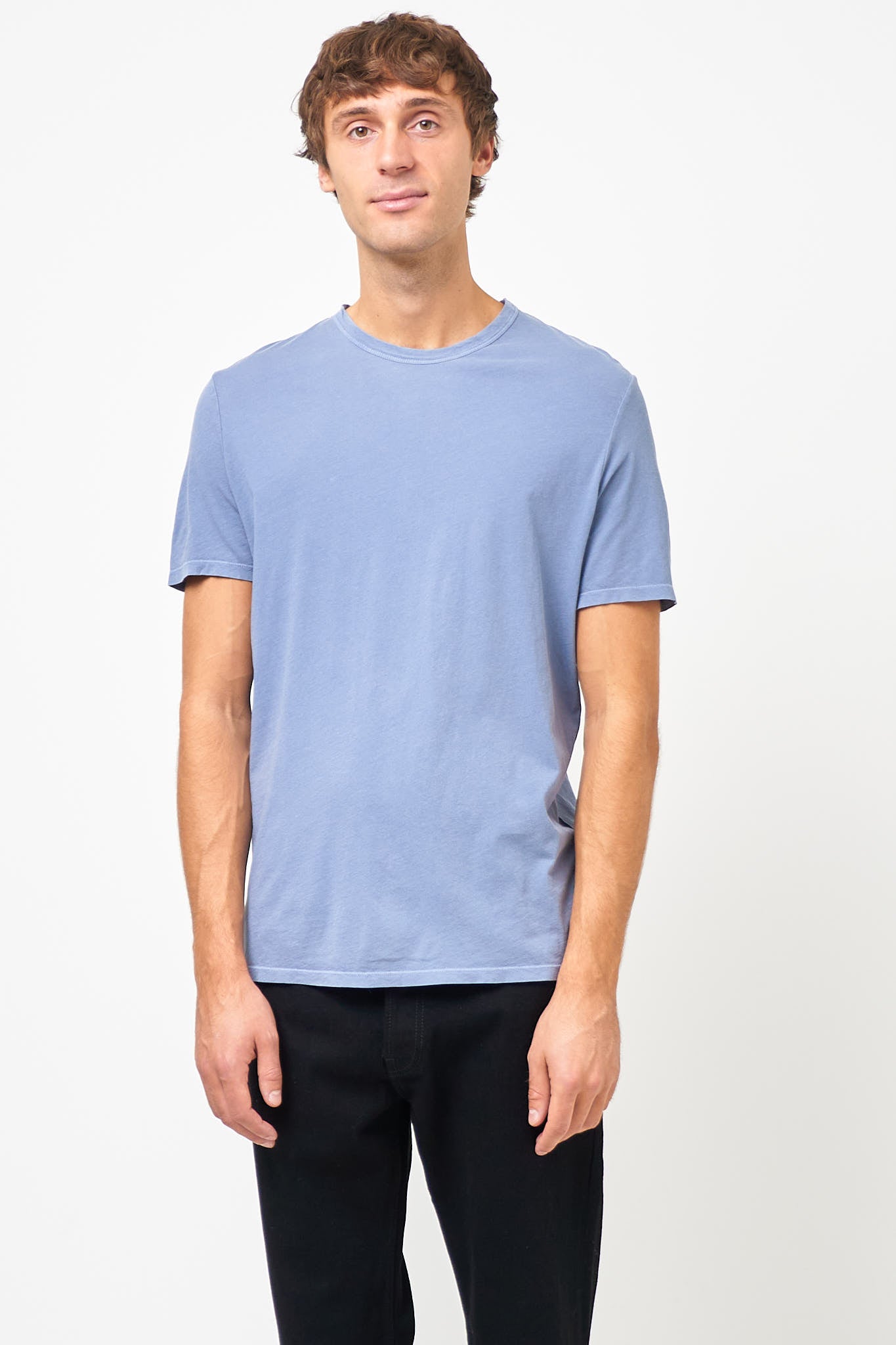 Devon T-Shirt Vintage Blue Grey