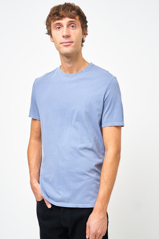 Devon T-Shirt Vintage Blue Grey