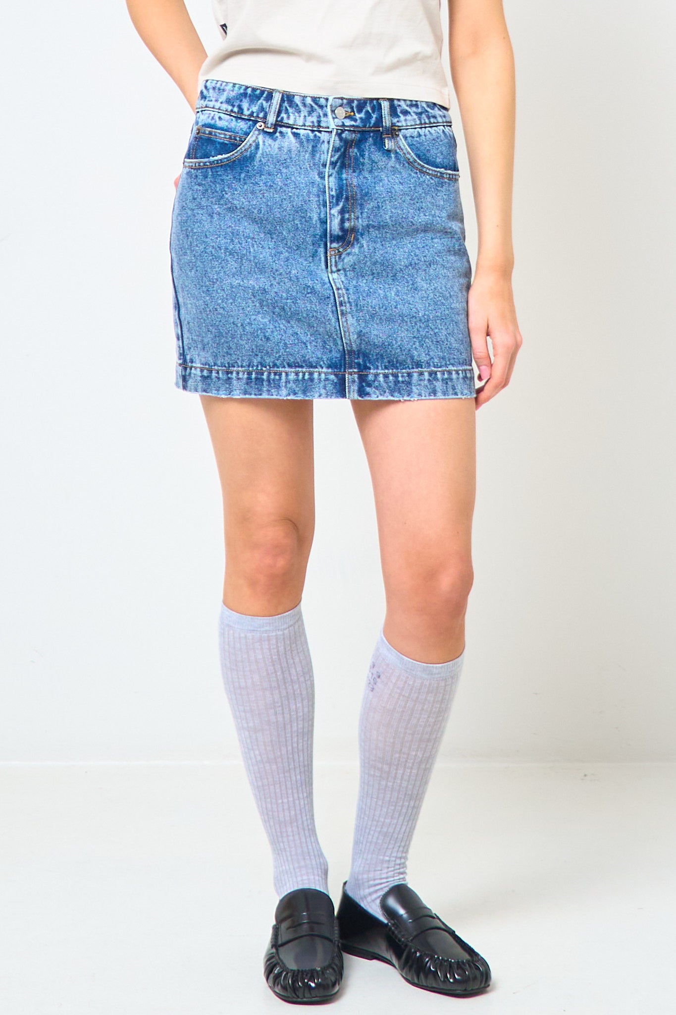 Ash Short Denim Skirt