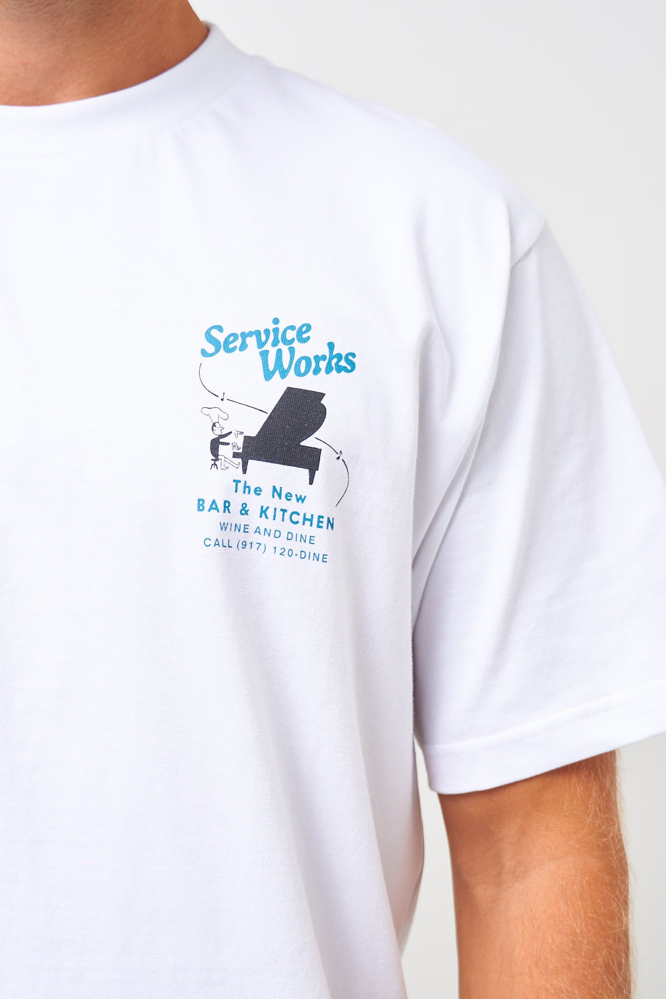 Bar + Kitchen Tee White