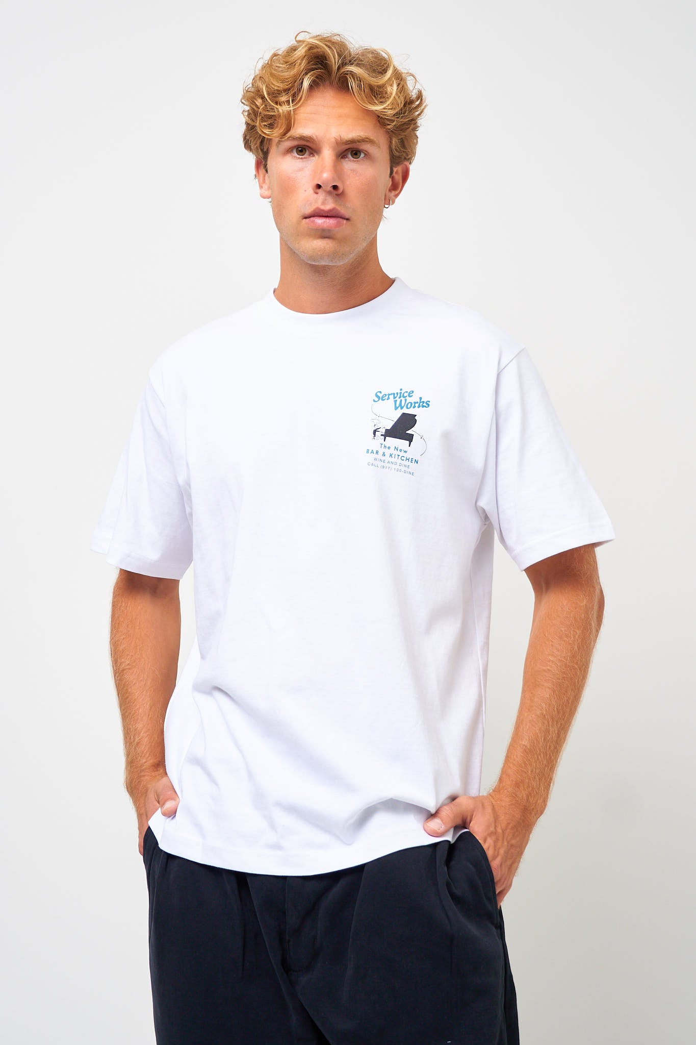 Bar + Kitchen Tee White