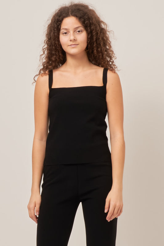 Lay2 Sleeveless Top Black