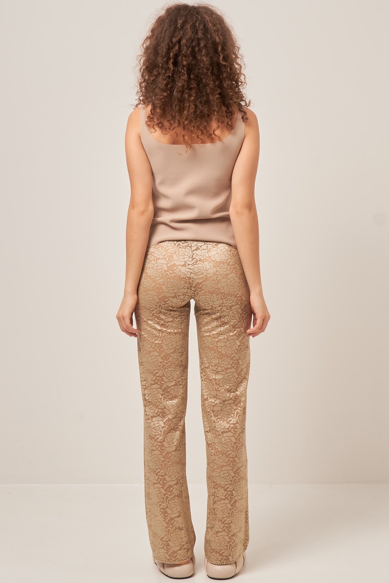 Rose Lace Trouser Honey