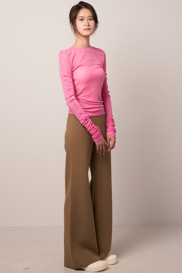 Wool Tencel Top Pink