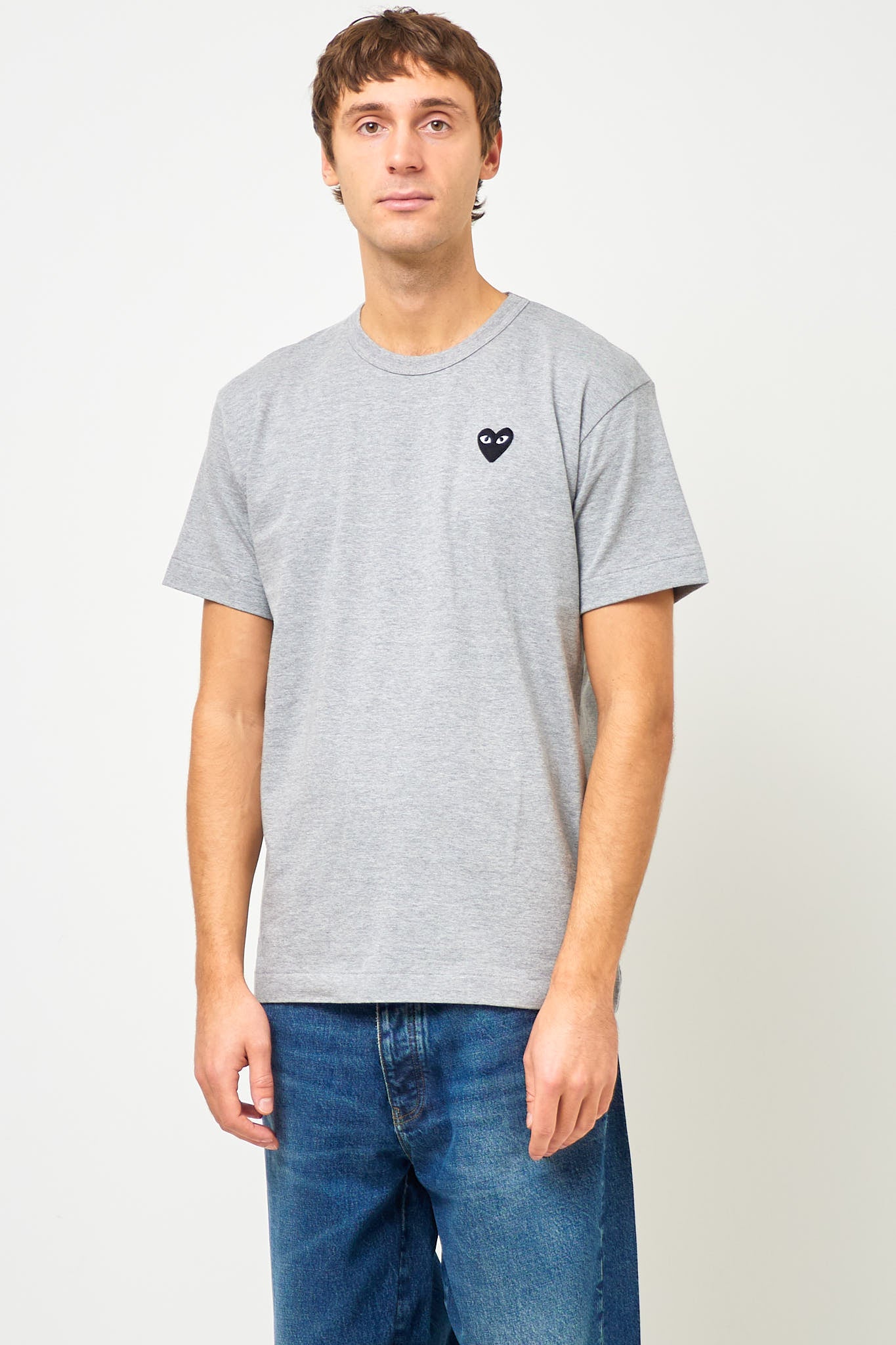 Comme des Garçons Play Black Heart T-shirt Grey – STRØM