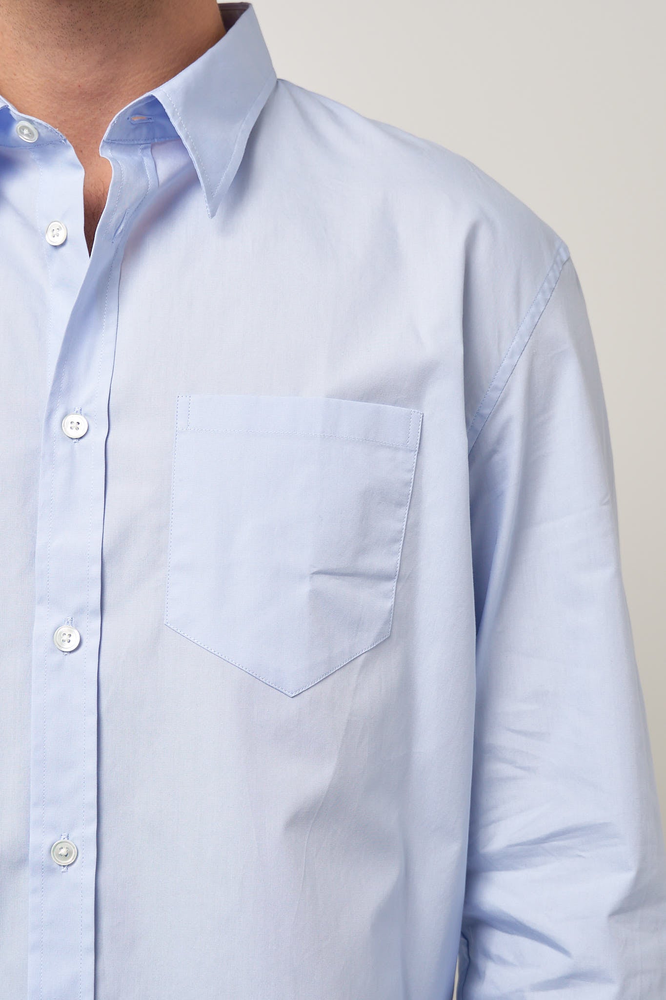 Brook Shirt Solid Light Blue