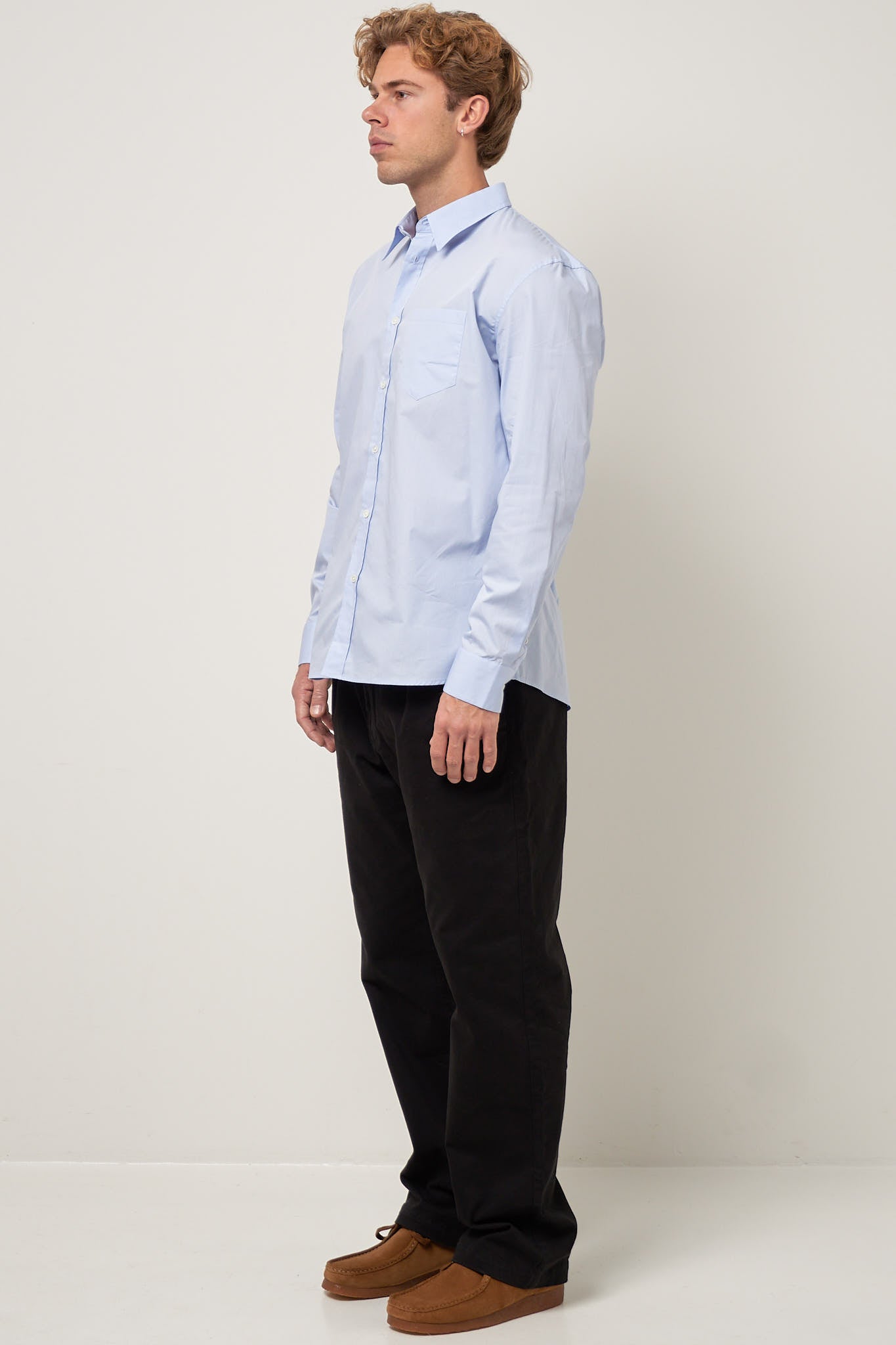 Brook Shirt Solid Light Blue