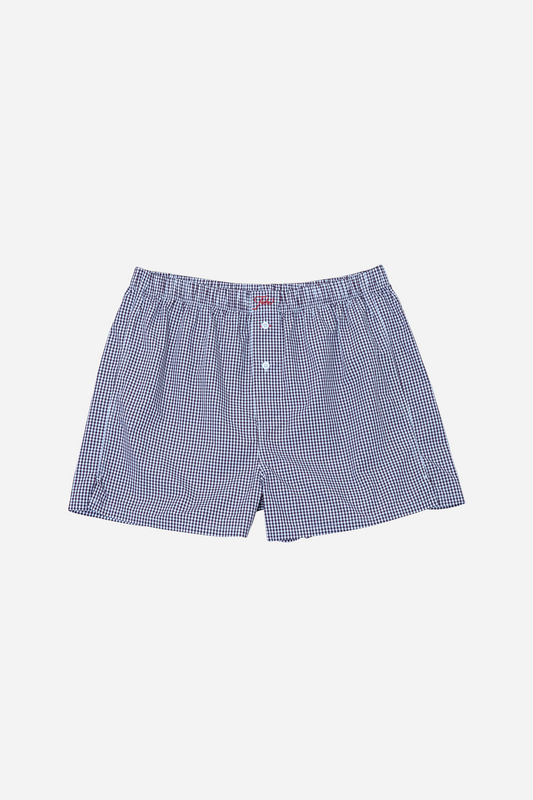 Burgundy Check Boxers